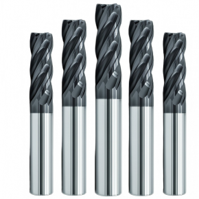 SUS Carbide Square End Mill Variable Helix Unequal Flute 