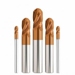 Carbide 4 Flutes Ballnose End Mill for Steel 