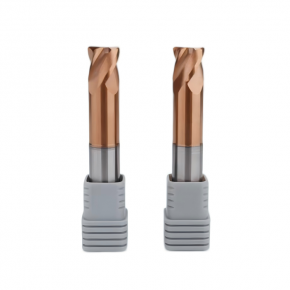 HM 4 Flutes Carbide Corner Radius End Mill for Hardened Steel Finish Milling 